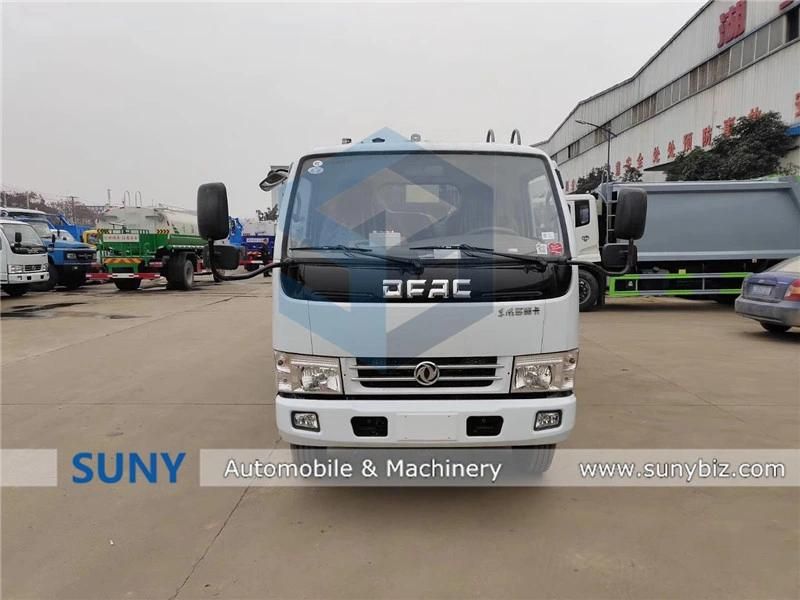 New Design High Quality DFAC 4*2 6cbm Compactor Garbage Truck with a Hook
