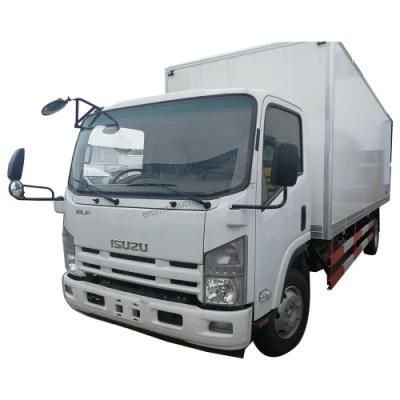 Japan 700p 8tons 10tons 4X2 Left Hand Drive Fiberglass Truck Van Body Food Truck Van