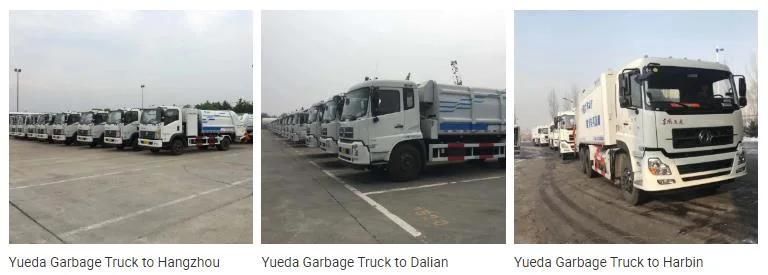 Yueda quality-assured rubbish truck compressed garbage trucks for sale