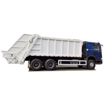 High Quality Heavy Duty HOWO 6X4 Chassis 371 HP Engine Power Mounted with Color 16 Cbm Compactor Garbage Truck for Sales&gt;=1 Units