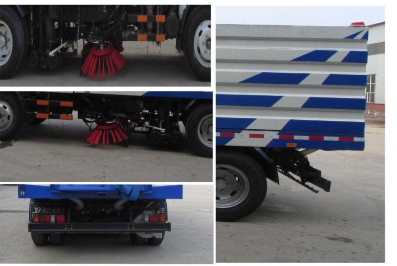 Dongfeng 4000L Dustbin Street Sweeper Truck Road Cleaning Truck