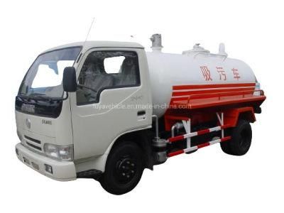Dongfeng Mini 3 Cubic Meter Vacuum Trucks 3000L Sludge Tank Trucks Cheap Price