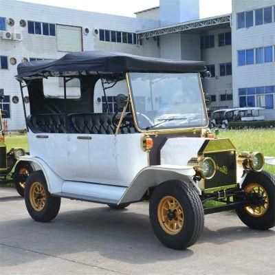 Battery Power Sightseeing Electrical Tourist Mini Bus Electric Classic Car Golf Cart