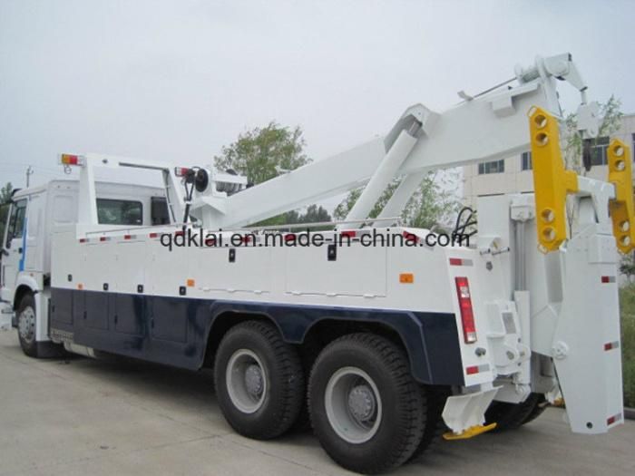 China Brand New HOWO Emergency Towing Truck Road Wrecker Truck