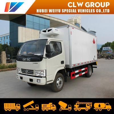 Factory Price China 3-5 Tons Frozen Fish/Meat Transport Delivery Refrigerated Vehicles Freezer Refrigerator Van Truck