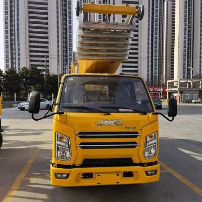 High Efficiency Telescopic Boom Aerial Ladder Truck Overhead Working Truck