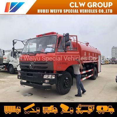 Dongfeng 145model 4X2 11000liters 11cbm Water Tanker Forest Protection Fire Engine Fire Fighting Truck