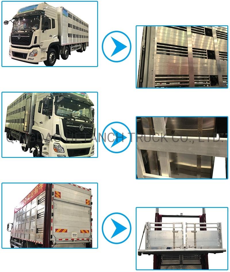 High quality 4 per floor Al-alloy livestock crate for truck/livestock truck