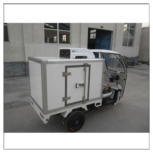 Mono Block Rooftop Mounted R134A Battery Driven Electric Tricycle Refrigeration Unit