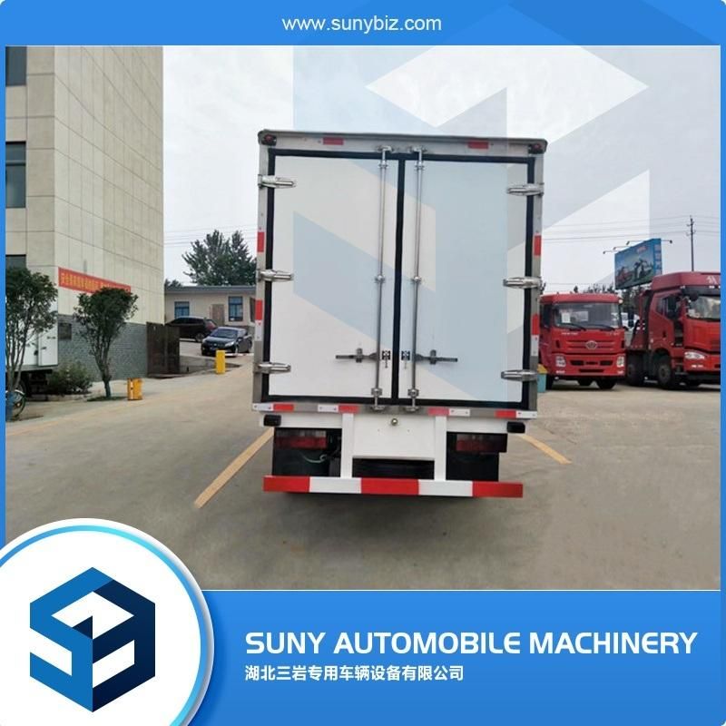 Yuchai 140 Horsepower Dongfeng Mechanically Refrigerated Wagon Ice-Cooled Refrigerator Van Truck Frozen Food Refrigerator