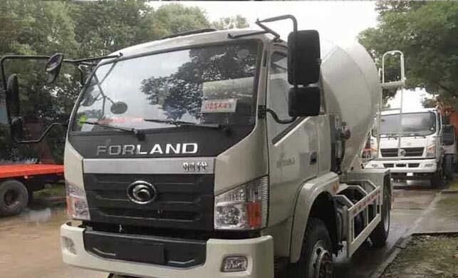 Foton Forland 5cbm 6m3 Cement Mixing Truck Small Mixer Concrete Cement Plant Construction Drum Truck