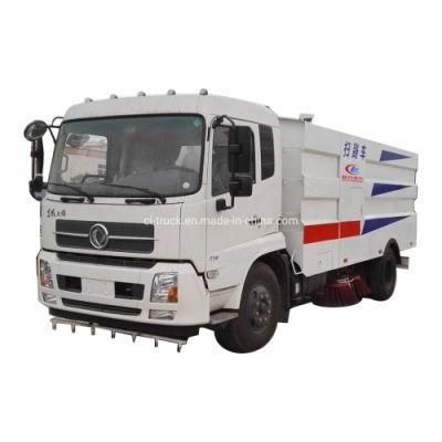 Dongfeng Tianjin Street Vacuum Sweeper Truck Cleaning