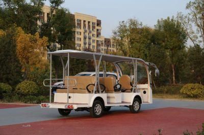 Electric Custom Car / Solar Electric Sightseeing Bus / 14 Seats for Party Bike