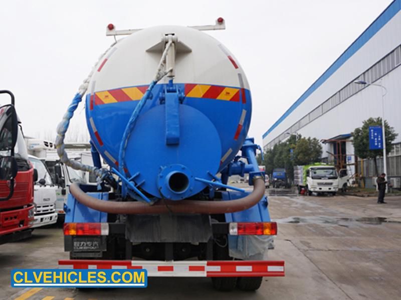 FAW 10cbm 6wheeler Fecal Sludge Sewer Cleaning Truck