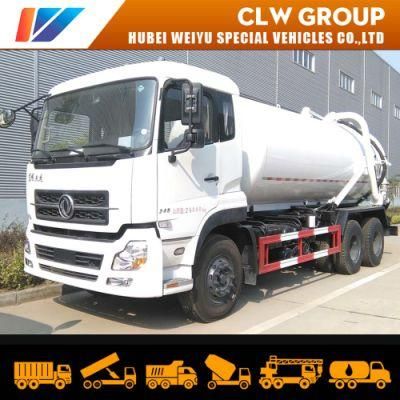 Dongfeng 16000L Municipal Equipment Vacuum Fecal Suction Truck 16000litres Sewer Cleaning Truck
