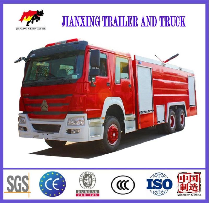 4*2 Double Row Cab 6 Wheels Fire Fighting Truck Factory Price for Salemanualrescue