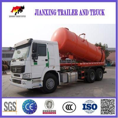 New Factory 4X2 Small Vacuum Sewage Suction Truck Jetting Function Sucker