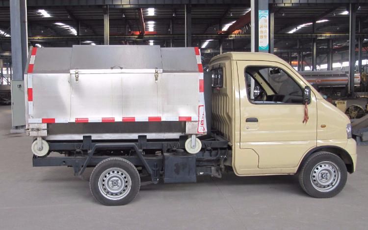 Refuse Collection Transport Hook Lift Dongfeng 3cbm 5cbm Hooklift Garbage Truck