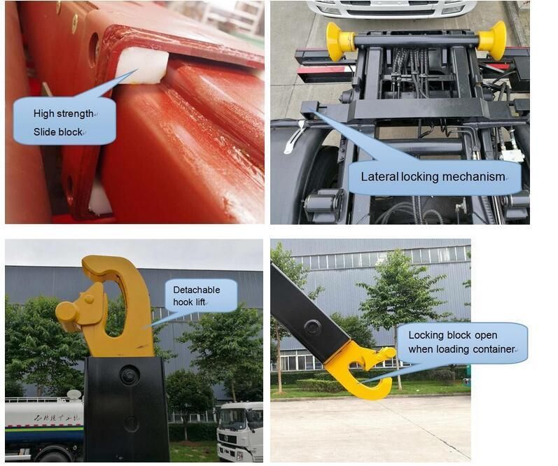 Dongfeng 4X2 Hook Lift Hydraulic System Arm Garbage Truck