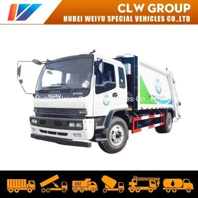 Factory Price Janpanese Brand 4*2 8cbm-12cbm Compactor Garbage Truck Trush Collection Tansport Truck