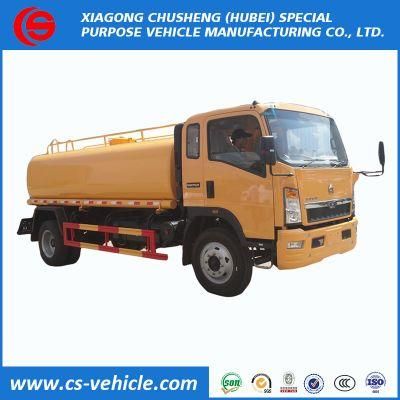 HOWO 4X2 Used Water Tanker Transport Truck 10000 Liter Water Tank Truck for Uganda