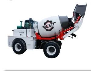 Advanced Bst3200 2.0 Cubic Meters Self Loading Concrete Mixer Truck with Yuchai Engine
