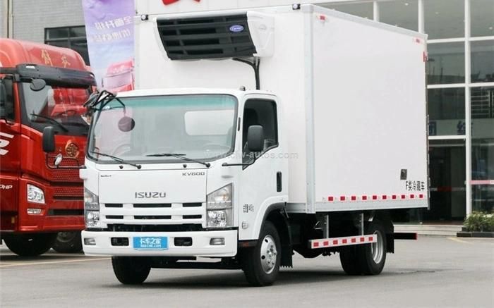 Isuzu 3tons/5tons Fiberglass Refrigerated Truck Body with Carrier Refrigeration Unit