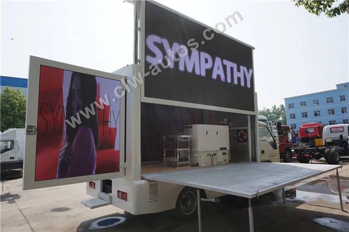 New Forland Outdoor Road Advertising Truck LED Screen Lifting with Mobile Stage