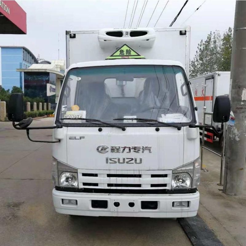Isu-Zu Medical Waste Transfer Vehicle Hospital Clinical Waste Disposal Truck Medical Refuse Transfer Vehicle with Refrigeration Function