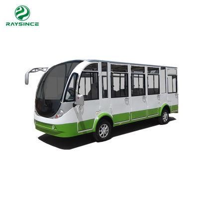 Good Quality Electric Passenger Car Qingdao China Cheap Price Tourist Bus Four Wheels Electric Shuttle Bus for Sale