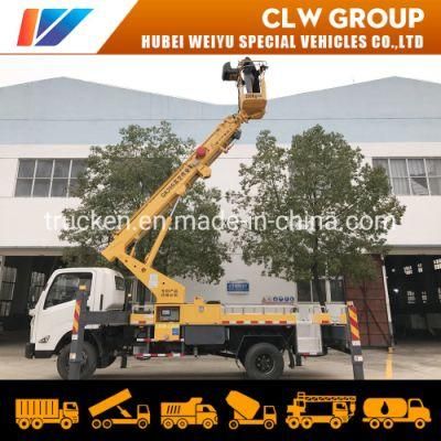 4X2 6wheels Skylift Truck Hydraulic Boom Lift Hydraulic Computer Control 26meters 28meter Bucket Truck