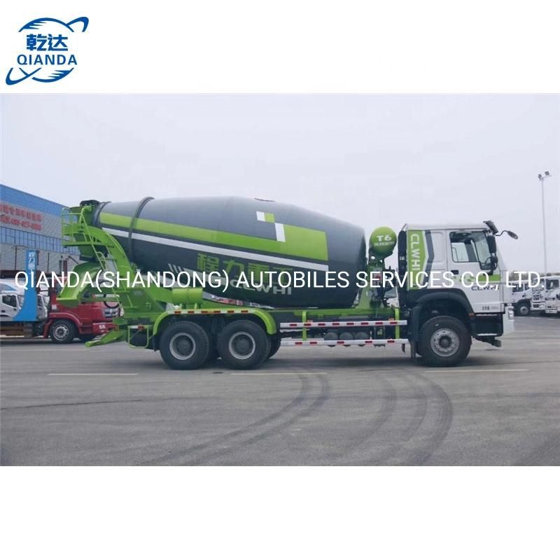 Export High-Quality Second-Hand Concrete Mixer HOWO 10-20m3 Cement Mixing Tank Truck