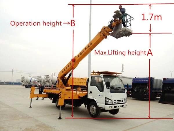 Isuzu 29-Meters Hydraulic Telescopic Aerial Platform Skylift Truck