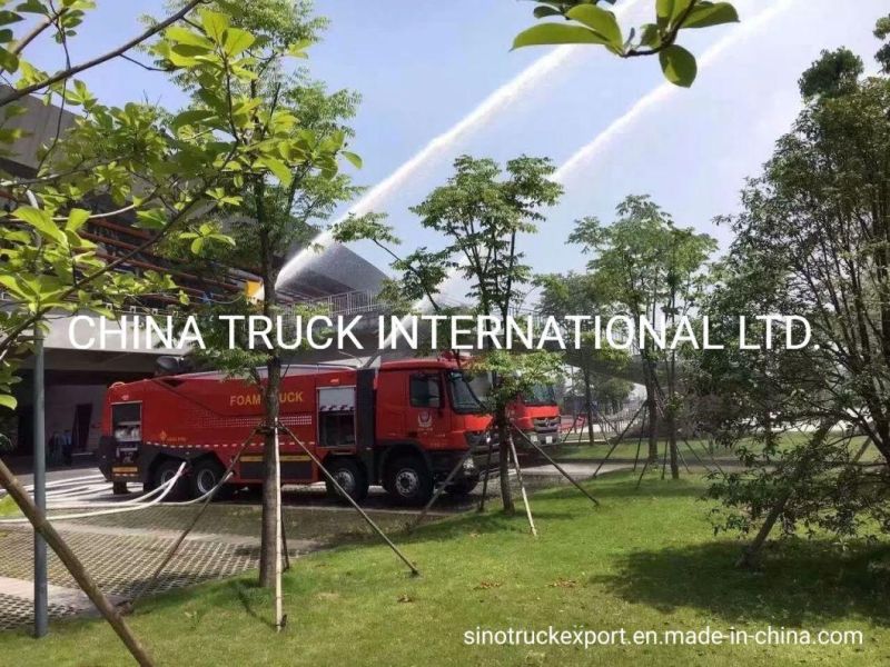 Sinotruk HOWO Truck 6X4 Fire Fighting Equipment Foam and Water Tank Truck
