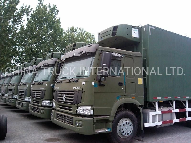 Sinotruck HOWO 4X2 10ton Light Van Truck Refrigerator Transport Truck