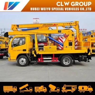 China Dongfeng 25m Hydraulic Aerial Manlift Work Platform Truck on Sale