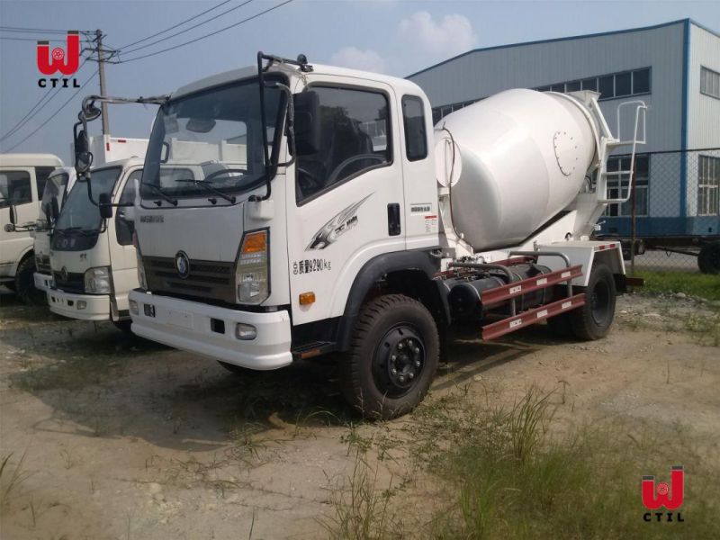 Sinotruk Light Duty Cement Mixer 3m3 Concrete Transport Truck