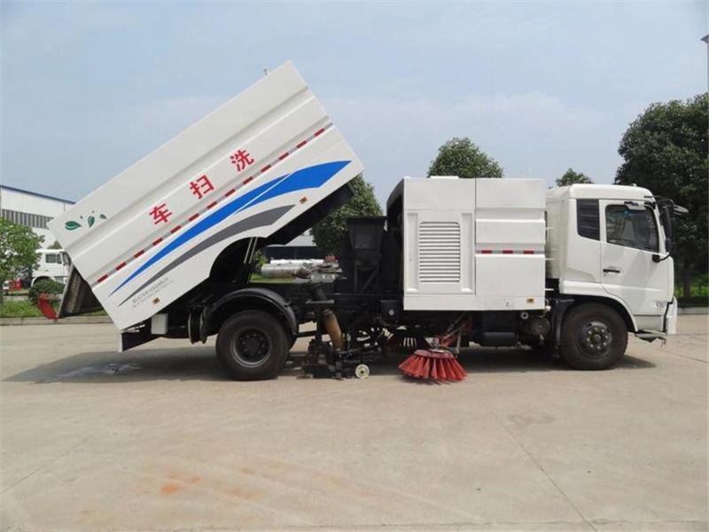 120HP Diesel Steet Sweeper Truck Road Cleaning Truck