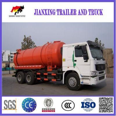 Vacuum Suction Truck 4-5m3 High Pressure Cleaning with Sewage Suction Dual-Purpose Vehicle