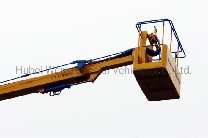 China 20m 22m 24m Aerial Work Platform Boom Bucket Man Lift High Altitude Truck on Sale