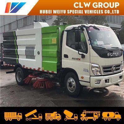 Foton 140HP City Sanitation Vacuum Suction Sweeping Truck Road Sweeper Truck