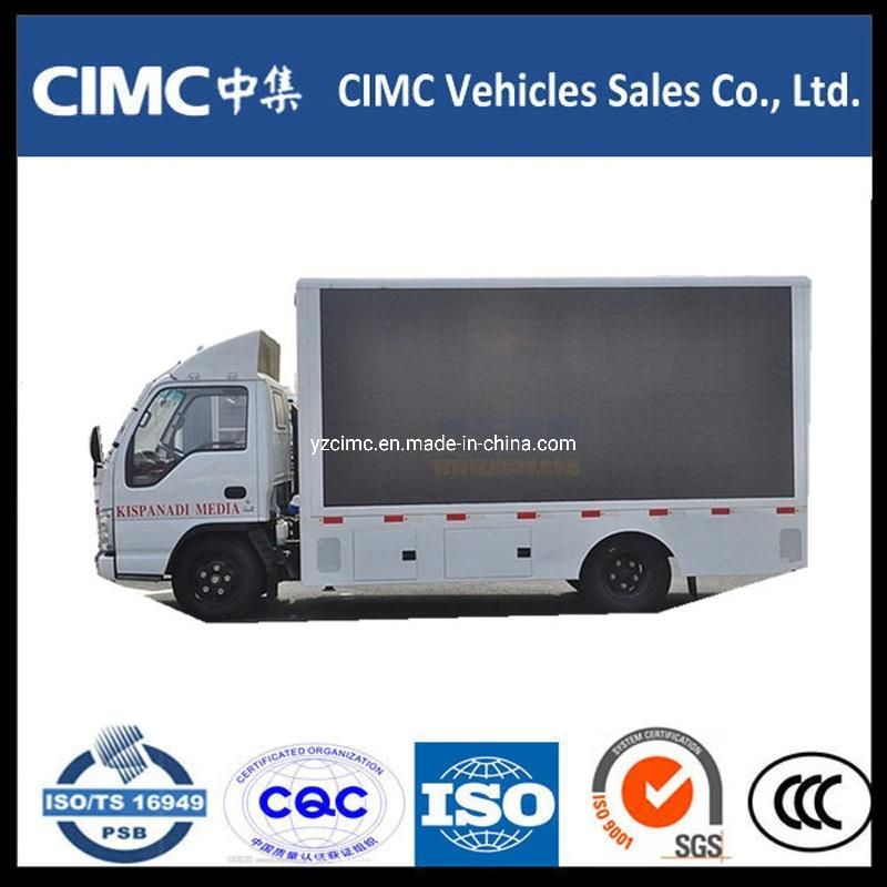 Isuzu 100p Nkrthree Side Screen Mobile LED Advertising Truck with Silent Generator