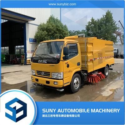 8000 Liters Dongfeng Water Tank Road Sweeper Truck with Brushes