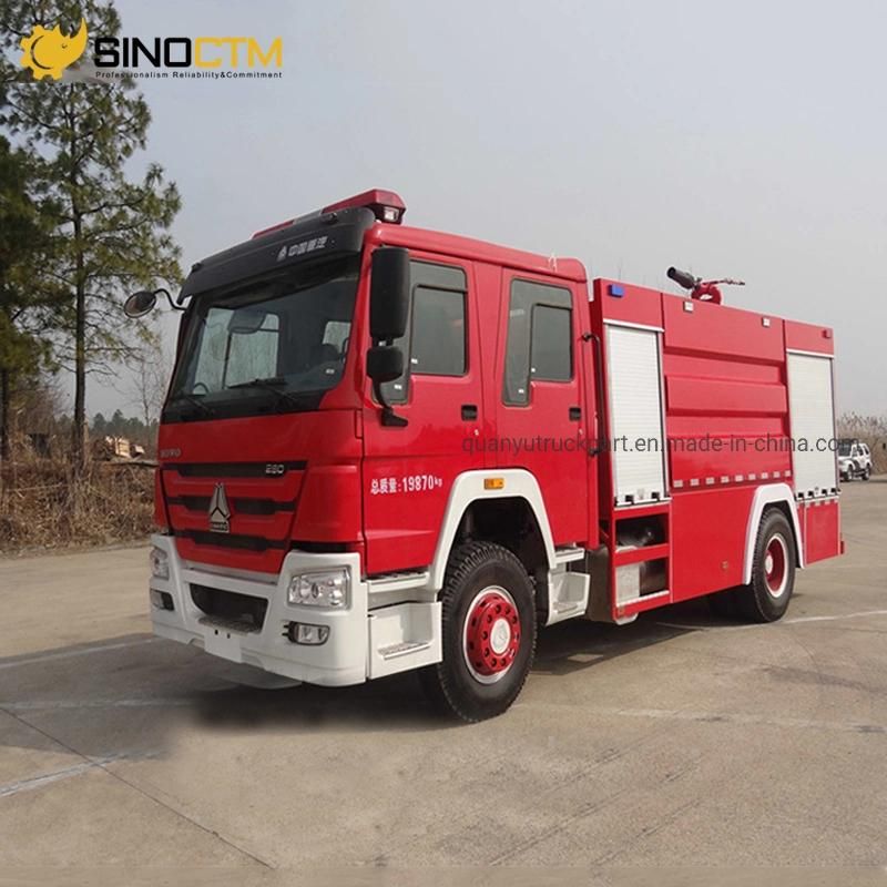 Good Sales 4t Water and Foam Fire Extinguish Tanker Truck