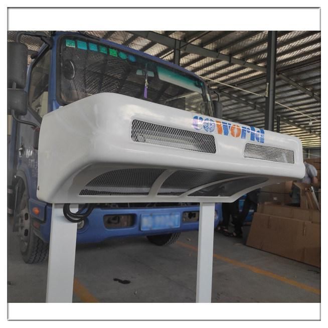 12V/24V Engine Driven Front Mounted Split Copper Tube Evaporator R404A Parallel Flow Condenser Frozen Meat Vegetable Chicken Food Split Truck Refrigeration Unit