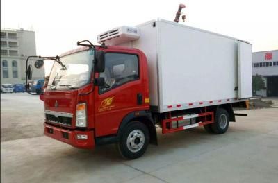 2ton Refrigerator Truck Refreezer Truck Mini Cargo Truck Fiberglass Freezer Boxes Truck