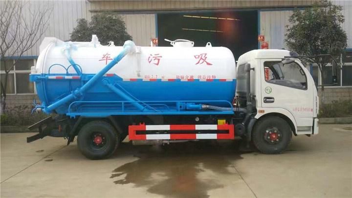 Factory Supply Dongfeng 5cbm Sewage Suction Vacuum Tank Truck