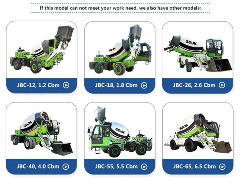 3.5 Cubic Meters Self-Loading Cocrete Mixer