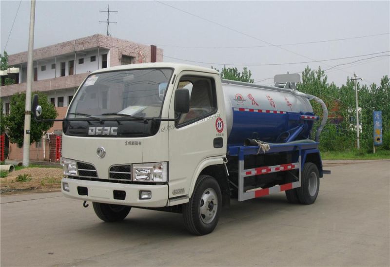 Dongfeng Small 3m3 4m3 Vacuum Tank Truck for Sale
