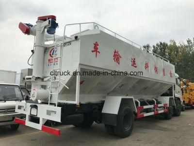 China Made Diesel Engine 6*4 20 Ton Tank Truck Bulk Feed Truck for Transportation